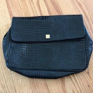 Givenchy Bags - Givenchy Bag Pleather Black Clutch / Makeup Bag Givenchy Bags - Givenchy Bag Pleather Black Clutch / Makeup Bag